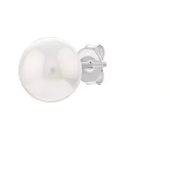 PRIMROSE White Cultured Freshwater Pearl Stud Earrings - NWT - Picture 3 of 3
